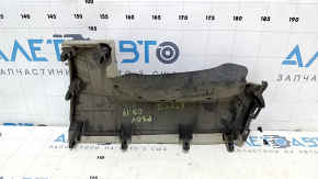 Накладка колени водителя под рулевой колонкой Toyota Prius V 12-14 серая, тычки