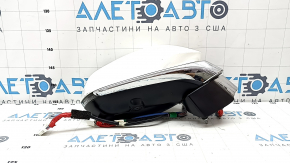 Oglinda laterala dreapta Lexus RX350 RX450h 21-22 semnal de viraj, incalzita, auto-dimming, BSM, camera, alb, 15+6 pini