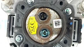 Подушка безопасности airbag в руль водительская Lexus RX350 RX450h 16-22 черная, ржавый пиропатрон