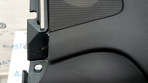 Торпедо передняя панель с AIRBAG Lexus RX350 20-22 черная, серая строчка, потерта