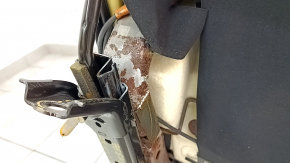 Rândul din spate al doilea rând stânga Lexus RX350 RX450h 20-22 fără airbag, mecanic, piele neagră, cusături gri, perforare, fund ruginit