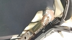 Rândul din spate al doilea rând stânga Lexus RX350 RX450h 20-22 fără airbag, mecanic, piele neagră, cusături gri, perforare, fund ruginit