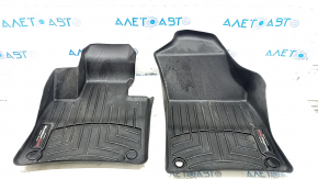 Комплект ковриков салона резина Volvo XC90 16-22 Weather Tech, под 2 ряд,