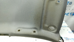 Обшивка потолка Toyota Camry v55 15-17 usa без люка серый, под химчистку, заломы, отклеился уплотнитель