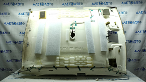 Обшивка потолка Toyota Camry v55 15-17 usa без люка серый, под химчистку, заломы, отклеился уплотнитель