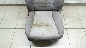 Водительское сидение Toyota Camry v55 15-17 usa без airbag, LE, электро, ткань комбинированое серое, под химчистку