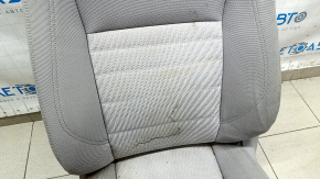 Водительское сидение Toyota Camry v55 15-17 usa без airbag, LE, электро, ткань комбинированое серое, под химчистку