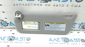 Козырек левый Lexus RX350 RX450h 20-22 серый, без крючка