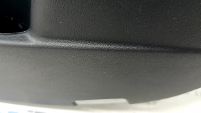 Обшивка двери карточка задняя правая Lexus RX350 RX450h 20-22 черная, вставка и подлокотник черная кожа, серая строчка, молдинг под дерево, царапины, вмятины