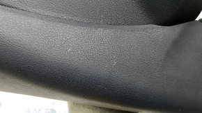 Накладка задней стойки нижняя левая Lexus RX350 16-22 черная, 2 части, царапины