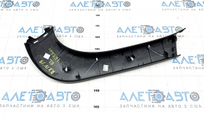Обшивка двери багажника левая Lexus RX350 RX450h 16-22 черная, царапины