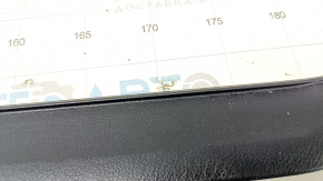 Decorație exterioară față stânga a pragului Lexus RX350 RX450h 16-22 negru, zgârieturi