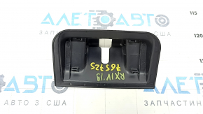 Накладка замка двери багажника Lexus RX350 RX450h 16-22 черная, потерта