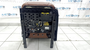 Водительское сидение BMW X5 F15 14-14 без airbag, электро, память, BASE, кожа коричневая TERRA, потертость, потрескана