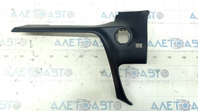 Decorație centrală panou frontal Lexus RX350 RX450h 16-22 negru, zgârieturi