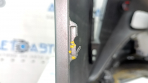 Бампер передний голый Toyota Prius 50 19-22 под парктроники и PMA, зеленый, надломаны крепления, вмятины, царапины