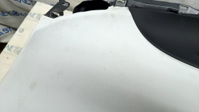 Торпедо передняя панель с AIRBAG Toyota Prius 50 17-22 черная с серым, под большой дисплей и проекцию, с накладкой JBL, царапины, под химчистку, ржавый пиропатрон