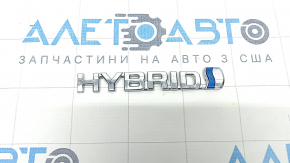 Эмблема надпись "HYBRID" двери багажника Toyota Prius 50 19-22