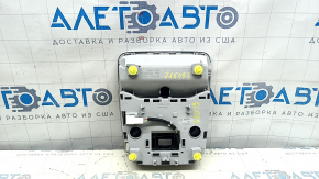 Плафон освещения передний Toyota Prius 50 16-22 серый без люка c кнопкой SOS