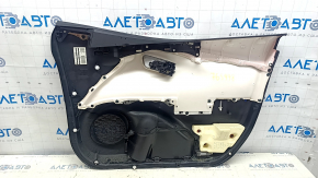 Garnitură portiere față stânga Toyota Prius 50 16-22 negru cu inserție gri, cotieră din piele, cu mâner, curățabil uscat