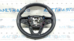 Руль голый BMW X5 G05 19-26 кожа черная под лепестки, Sport, царапины