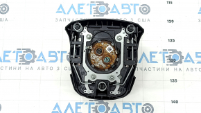 Подушка безопасности airbag в руль водительская Toyota Prius 50 16-22 черная, ржавый пиропатрон