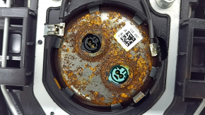 Подушка безопасности airbag в руль водительская Toyota Prius 50 16-22 черная, ржавый пиропатрон