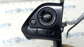 Кнопки управления на руле Toyota Prius 50 19-22 под слежение за полосой, радар и подогрев руля, черные вставки