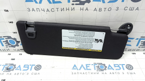 Козырек левый Toyota Sienna 21-26 темно-серый, с подсветкой, без крючка