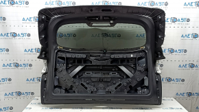 Дверь багажника голая со стеклом Toyota Sienna 21-26 пластик, тонировка, белый 089, царапины, вмятина