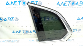 Форточка глухое стекло задняя левая BMW X5 G05 19-26 с хром молдингом, тонировка