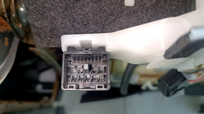 Пассажирское сидение Toyota Prius 50 19-22 без airbag, механическое, подогрев, кожа черно-серая, под химчистку
