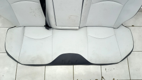 Задний ряд сидений 2 ряд Toyota Prius 50 21-22 кожа черно-серая, под химчистку, примят, отсутствует крепление