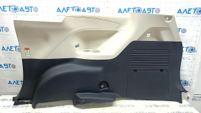 Обшивка арки правая Toyota Sienna 21-26 без шторки под розетку 120V, черная с светло-серым, с подстаканниками, царапины, под чистку