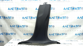 Decorație stâlp central dreapta jos BMW X5 G05 19-23 negru fără conductă de aer