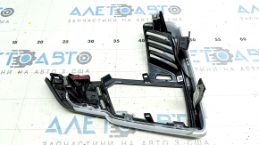 Накладка передней панели левая BMW X5 G05 19-23 под дерево Fineline Stripe