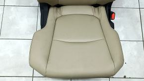Задний ряд сидений 2 ряд правый Toyota Sienna 23-26 без Airbag, кожа бежевая под 7 мест, ржавое снизу, под химчистку