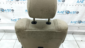 Задний ряд сидений 2 ряд правый Toyota Sienna 23-26 без Airbag, кожа бежевая под 7 мест, ржавое снизу, под химчистку