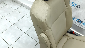 Задний ряд сидений 2 ряд правый Toyota Sienna 23-26 без Airbag, кожа бежевая под 7 мест, ржавое снизу, под химчистку