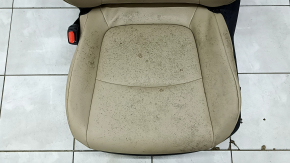 Водительское сидение Toyota Sienna 23-26 без Airbag, электрическое, подогрев, кожа бежевая, XLE, XSE, ржавое снизу, под химчистку