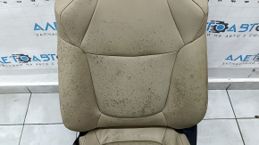 Водительское сидение Toyota Sienna 23-26 без Airbag, электрическое, подогрев, кожа бежевая, XLE, XSE, ржавое снизу, под химчистку