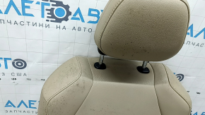 Водительское сидение Toyota Sienna 23-26 без Airbag, электрическое, подогрев, кожа бежевая, XLE, XSE, ржавое снизу, под химчистку