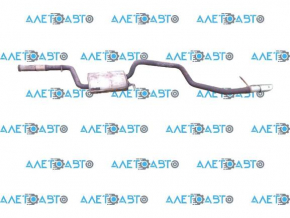 Глушитель задняя часть бочка VW Passat b7 12-15 USA diesel, ржавый