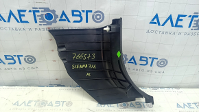 Накладка передней стойки нижняя левая Toyota Sienna 21-26 черная, вмятина