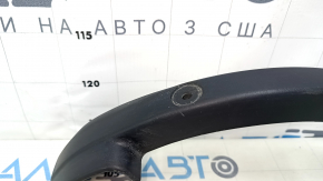 Накладка петли крышки багажника правая Lexus ES300h ES350 13-18 черная, царапины