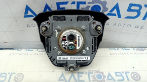 Подушка безопасности airbag в руль водительская Toyota Sienna 21-26 черная, ржавый пиропатрон