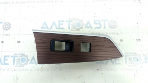 Накладка управления стеклоподъемником передним правым Toyota Sienna 21-26 коричневая