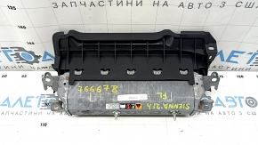 Подушка безопасности airbag коленная водительская левая Toyota Sienna 21-26 черная, ржавый пиропатрон