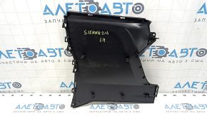 Накладка центральной консоли боковая задняя левая Toyota Sienna 21-26 черная