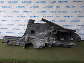 Четверть крыло задняя правая Ford Mustang mk6 15-23 купе, отпилена, графит, тычки, примята
